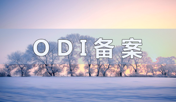 ODI備案的基本概念及分類